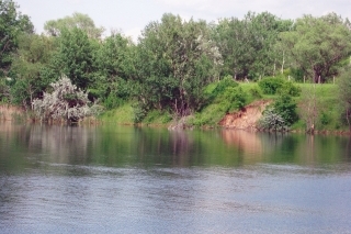 Zátoka, ktorá mi učarovala hneď pri pohľade na jazero.