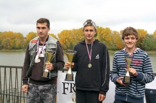 Zľava: Erik Nedelka, Juraj Halač a Samuel Baranovič.