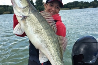 Jedna z mojich veľkých rýb ulovených na Dunaji.