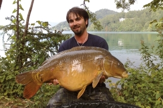 Dvadsaťjedenkilogramový lysec chytený na boilies Instant Frenzy.