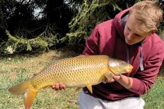 Tento kapor je živým dôkazom...
Keď spozorujem rybu vyskočiť, 
tak nabíjam atraktívne PVA 
a nahodím do tých miest. 
Tento zabral do dvoch minút.