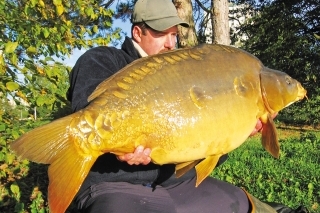 Francois s kaprom s hmotnosťou 18,4 kg.