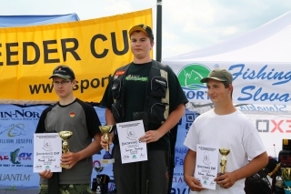 Najlepší z U18. Zľava Marek Dobiaš, Šimon Hadviga a Koloman Klosterman.